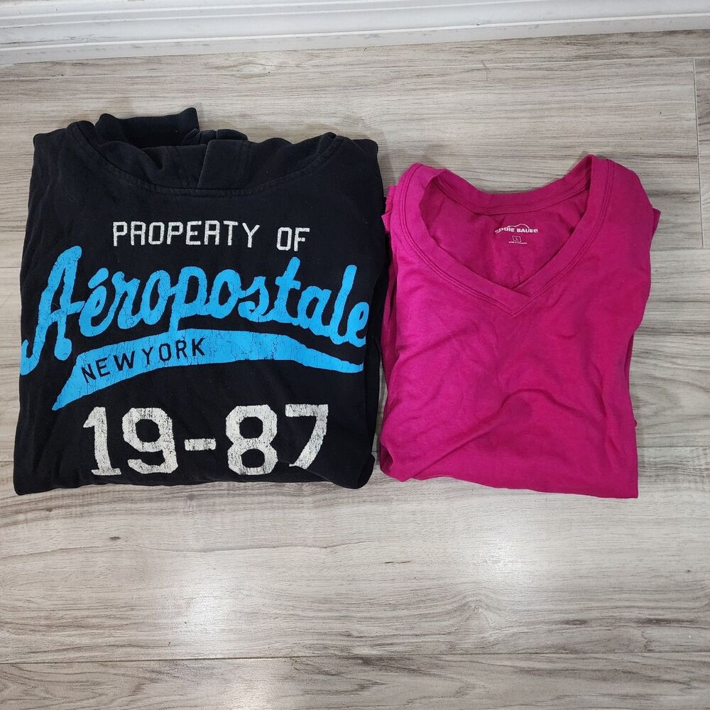 Women's Hooded & Long Sleeve Shirt Size L Lot of 2
